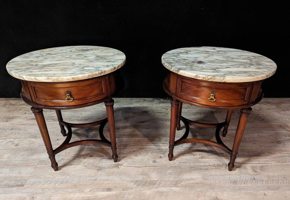 Pair Of Louis XVI Style Sofa Ends Or Bedside Tables