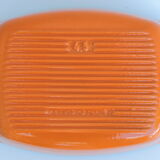 Enamelled cast iron casserole Le Creuset 4L5 designed by Raymond Loewy Vintage