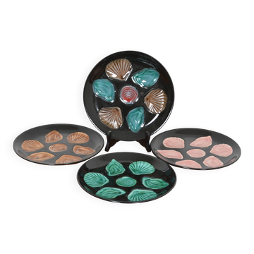 Assiettes à coquillage 1950
