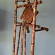 Antique bamboo cloakroom