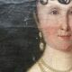 Oil on canvas "Bust of a Woman" 19th century
