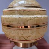 Pair of Art Deco globe wall lights