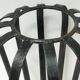 Porte-plante fer battu et fer forgé design années 60