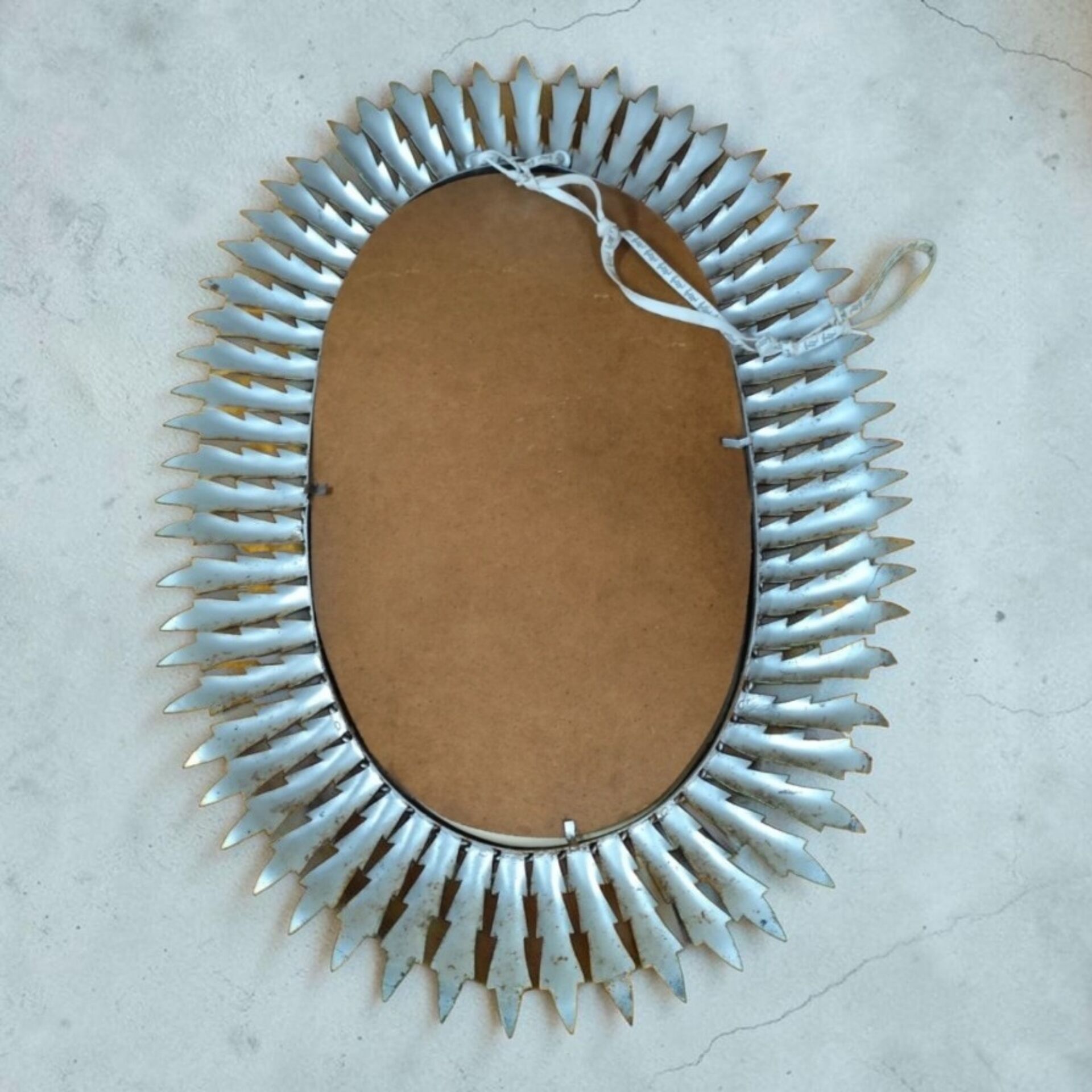 Miroir années 60 feuilles d'acanthe