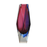 Vase Sommerso Murano design Luigi Mandruzzato années 60