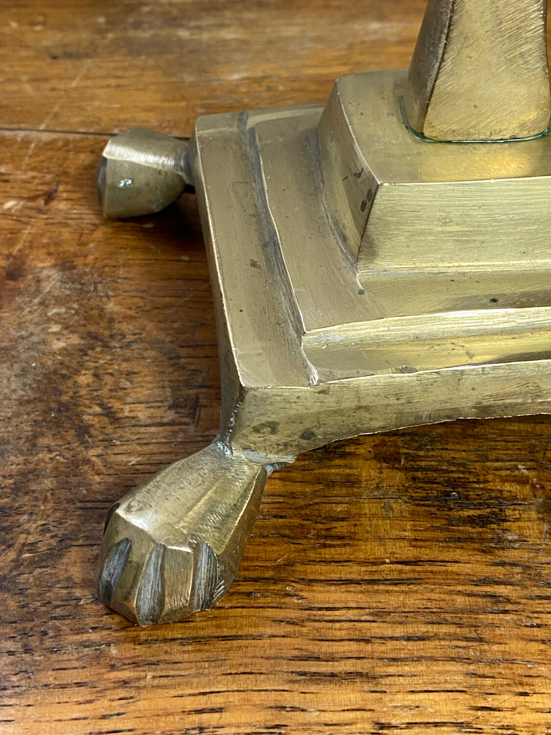 Seven-branched menorah in bronze