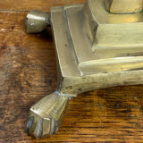 Seven-branched menorah in bronze