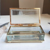 Glass jewelry box