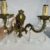 Paire d’appliques en bronze