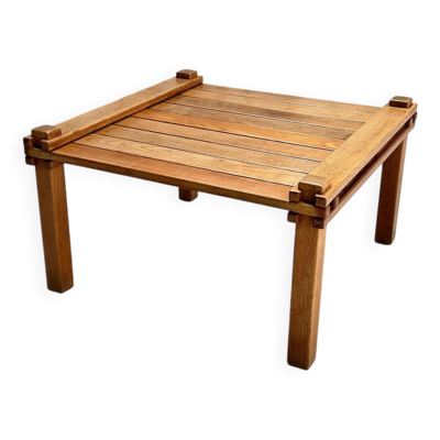 Table basse architecturale en frêne 'Farmer', Gerd Lange, Bofinger