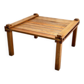 Architectural coffee table in ash 'Farmer', Gerd Lange, Bofinger