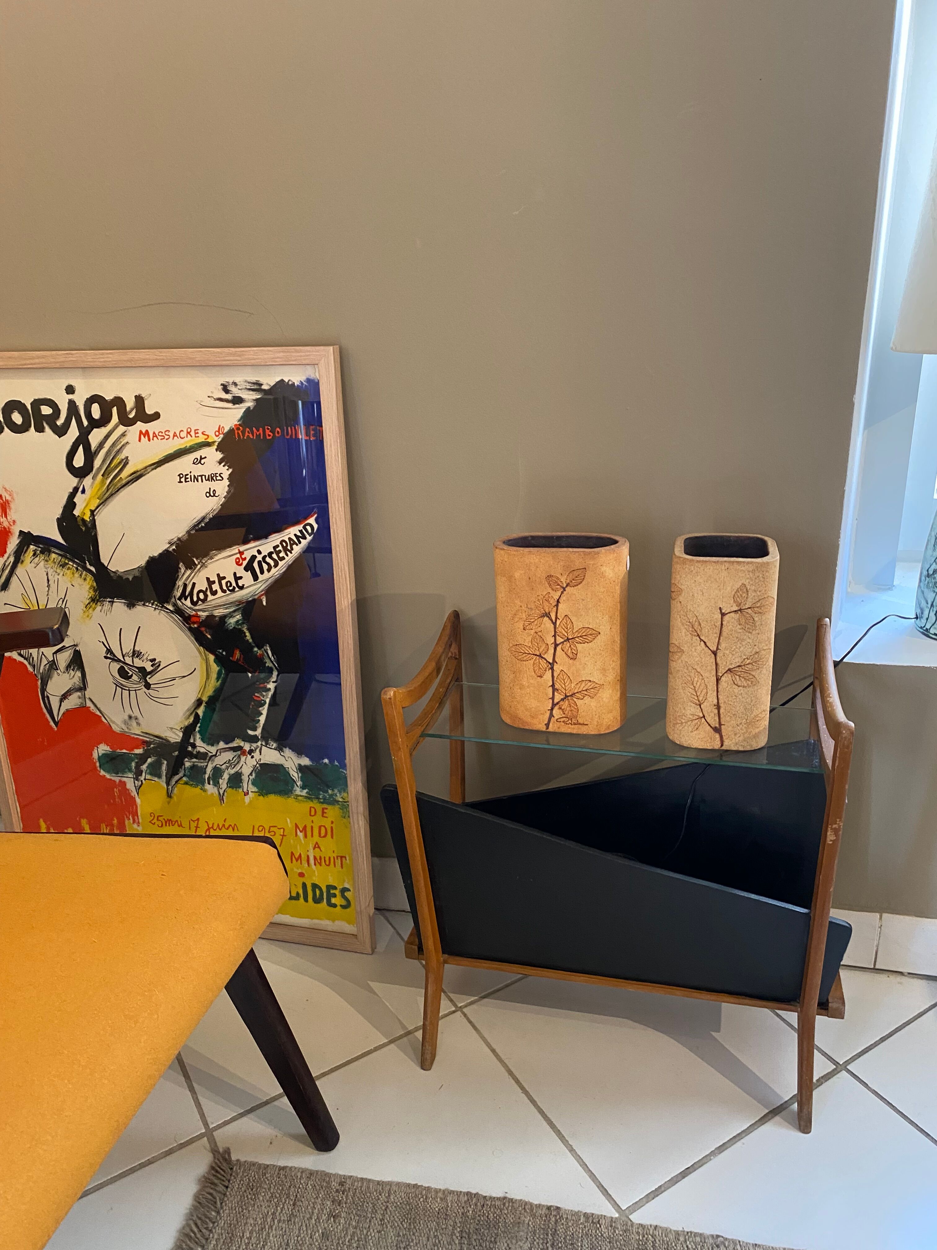 Leduc ceramic vase plant footprint