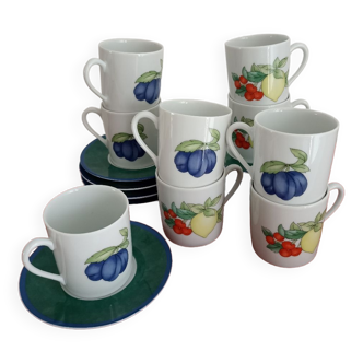 Set tasses et soucoupe