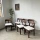 Set of 6 brutalist chairs from the 1940s