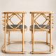 Set of 2 FLEDERMAUS chairs Mundus Vienna Austria, J.&J. Kohn - Josef Hoffmann