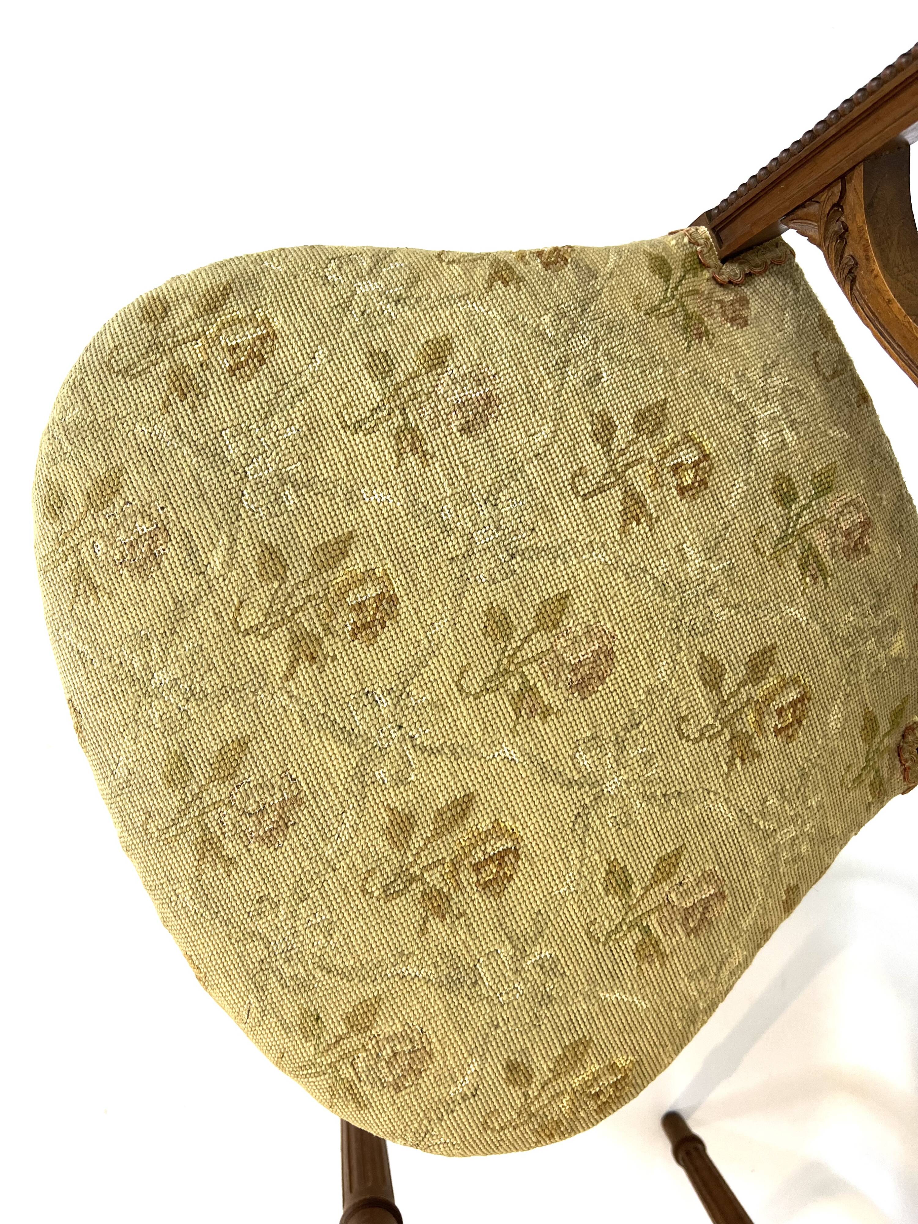 Pair of Louis XVI style side chairs