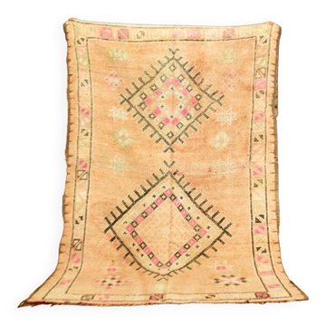 Tapis berbère marocain Boujaad vintage 245 x 155 cm
