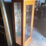 Louis Philippe cherry wood display case 180 cm