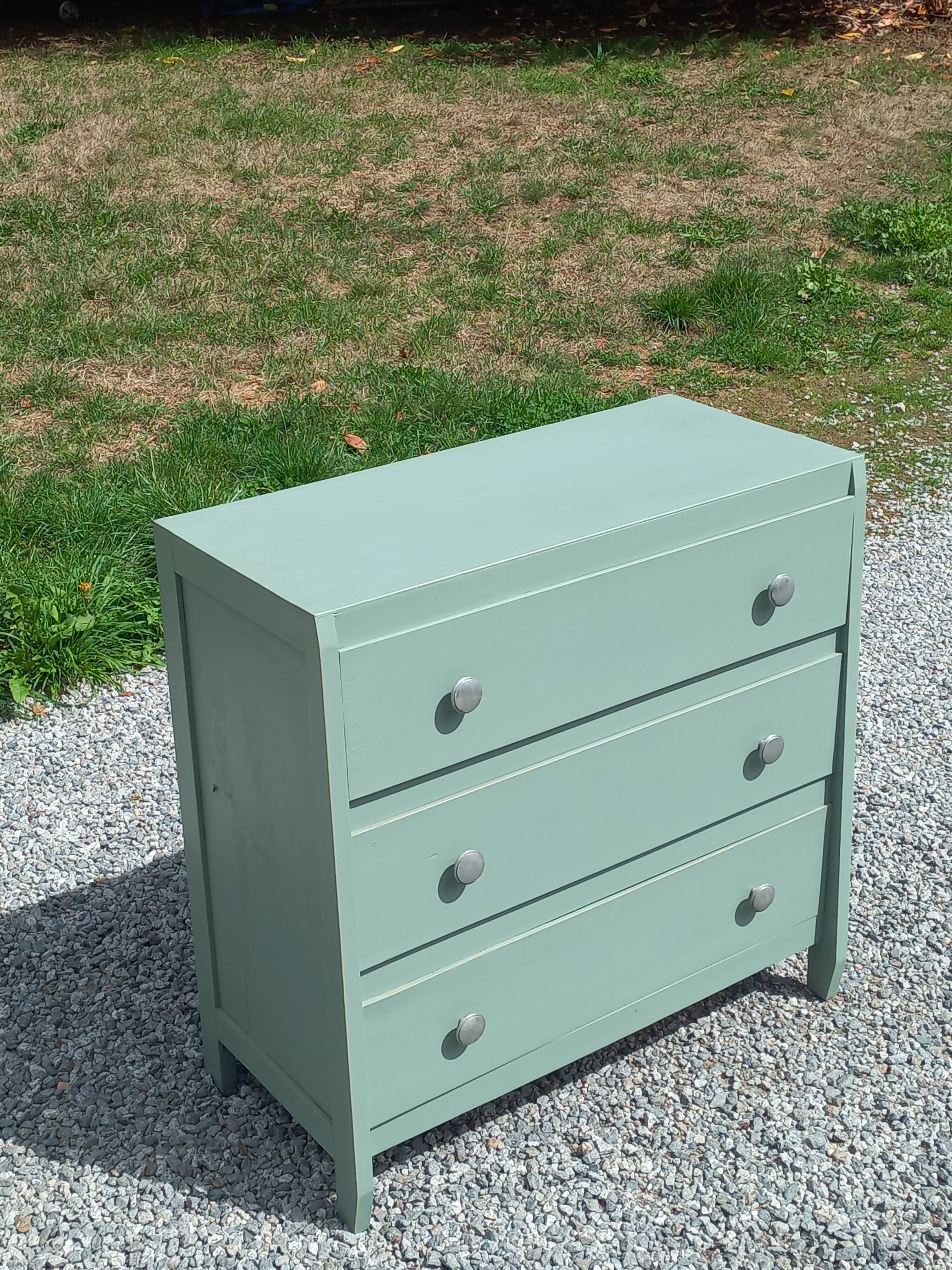 Commode en bois peint, années 50