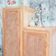 Vintage asymmetrical cabinet