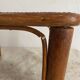 Vintage low rattan stool