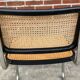 Suite de 4 chaises vintage modèle Cesca B32 en noir et chrome