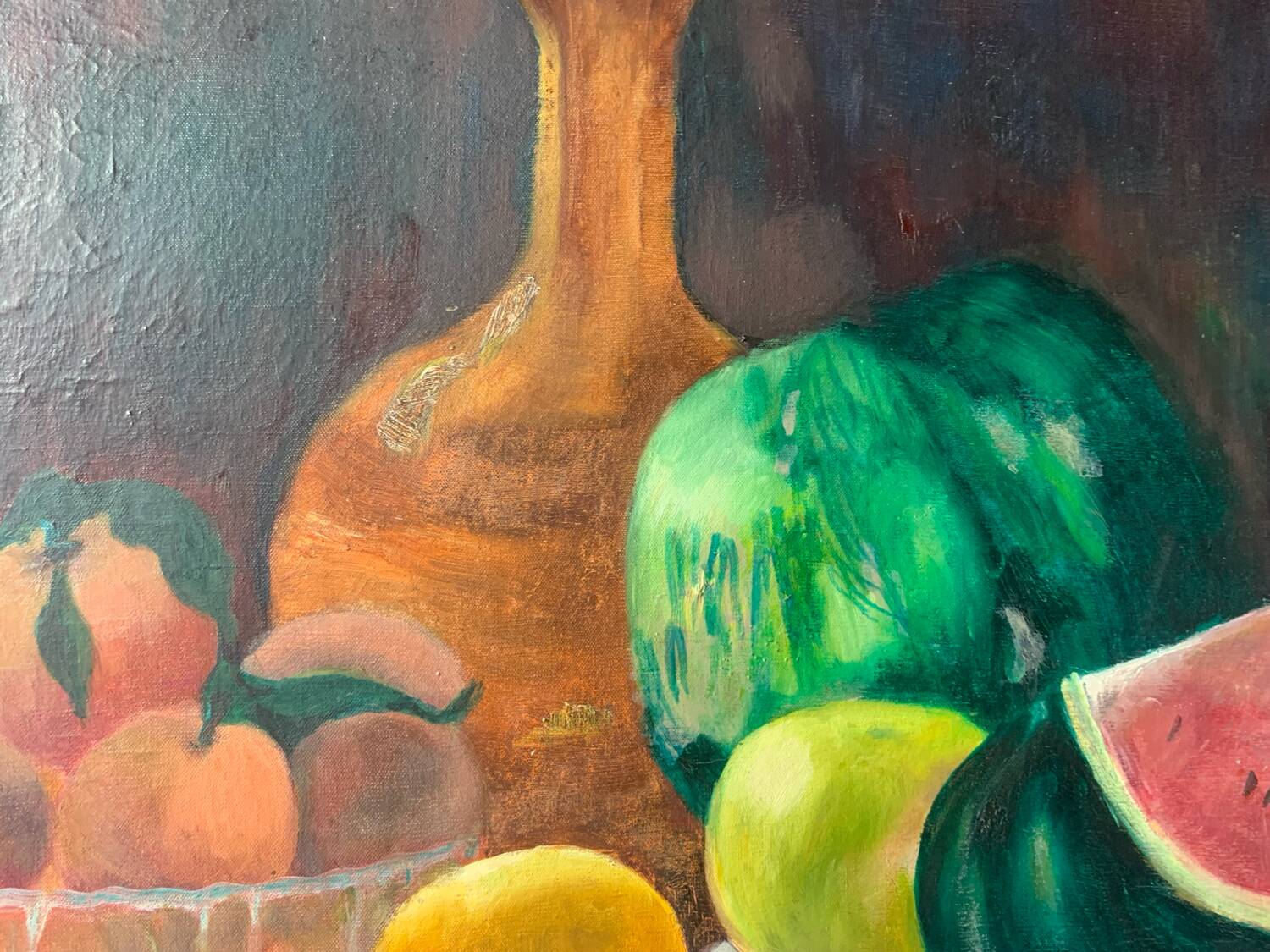 Oil on canvas still life