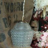 Vintage Walkman - Conical glass with patterns in reliefs