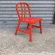 Chaise en bois rouge par Nike Karlsson pour IKEA, 1999