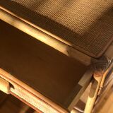 Rattan bedside