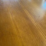 Vintage 70s Scandinavian design oak extendable table