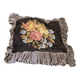 Vintage velvet cushion