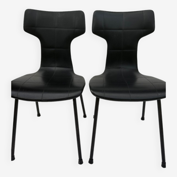 Pair of chairs in black Sky