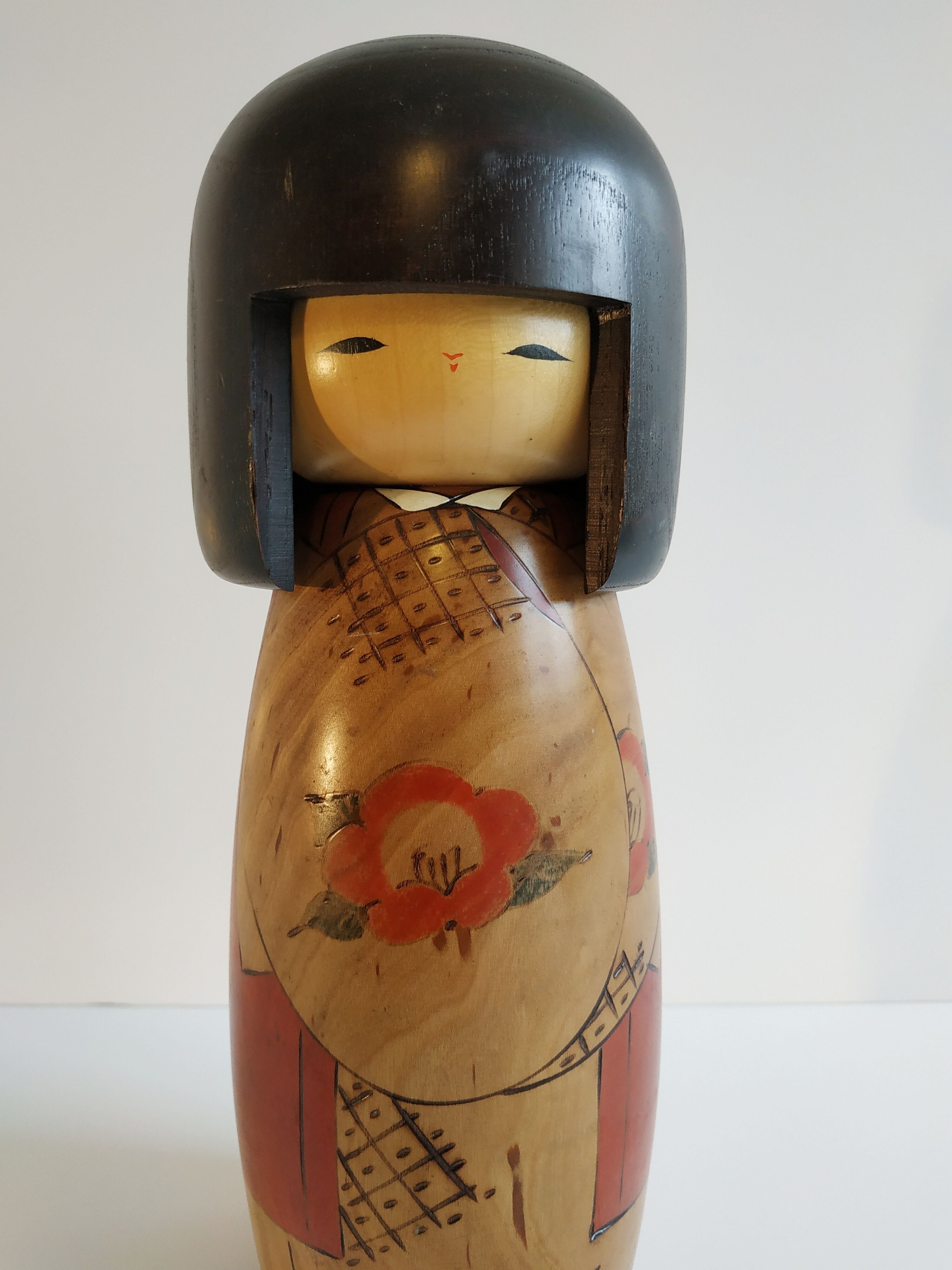 Kokeshi workshop Usaburo Okamoto (1917-2009). Around 1970-80 Japan