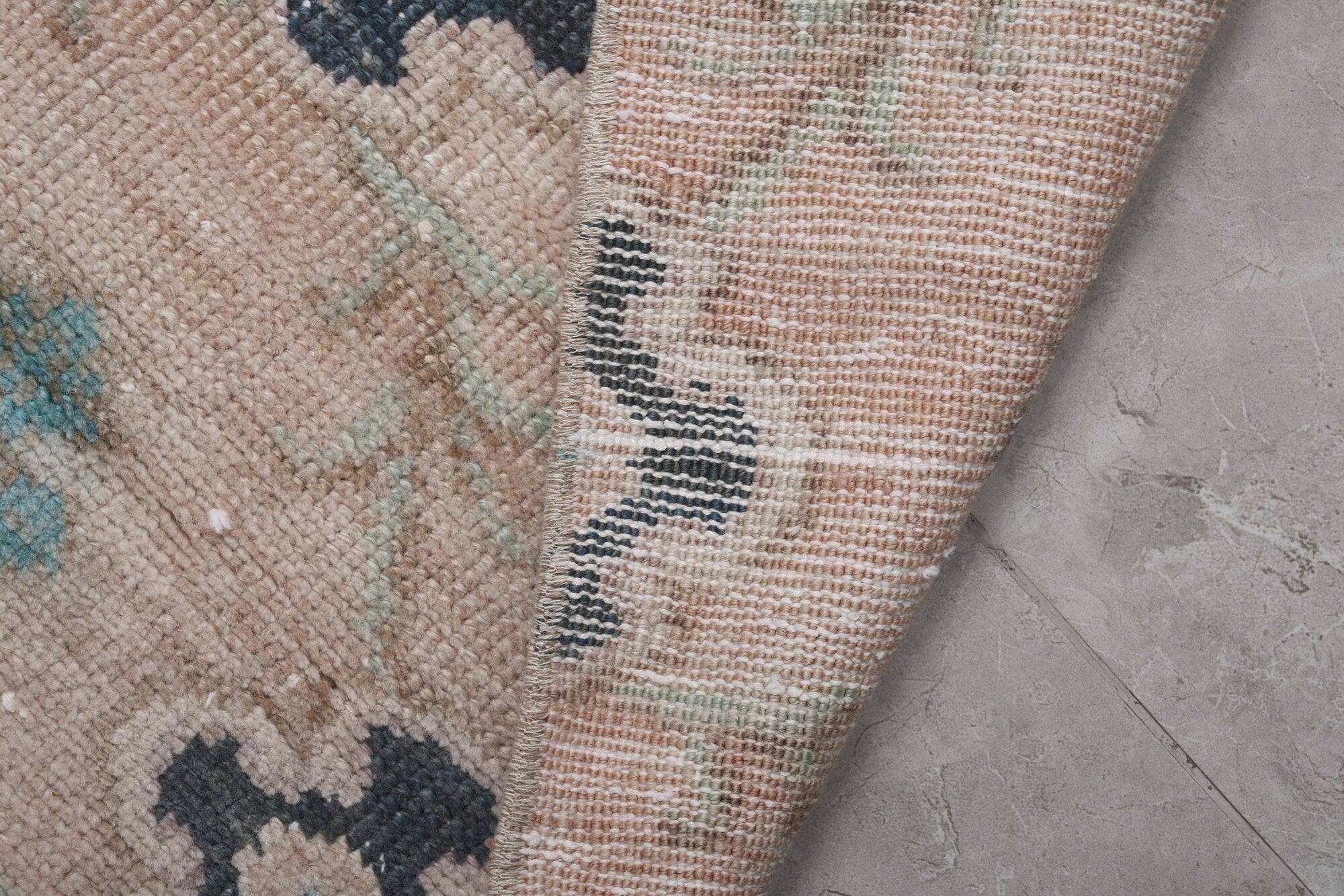 Vintage Turkish hallway rug 60x584 cm
