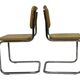 Set of 4 chairs Cesca B32 designed by Marcel Breuer design made in Italy