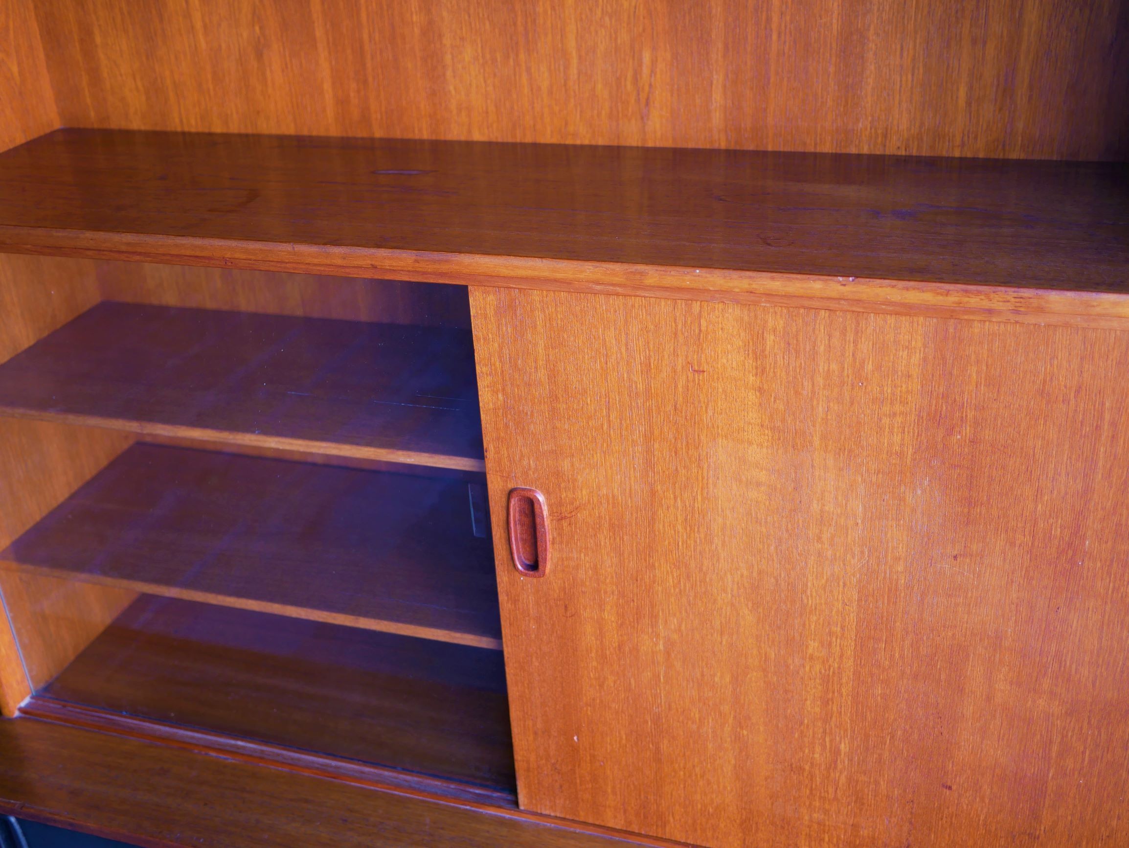 Scandinavian buffet teak model "Tilburg" by O.M.F Omer Meubel Fabriek to Samcom Lefèvre editions