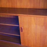 Scandinavian buffet teak model "Tilburg" by O.M.F Omer Meubel Fabriek to Samcom Lefèvre editions