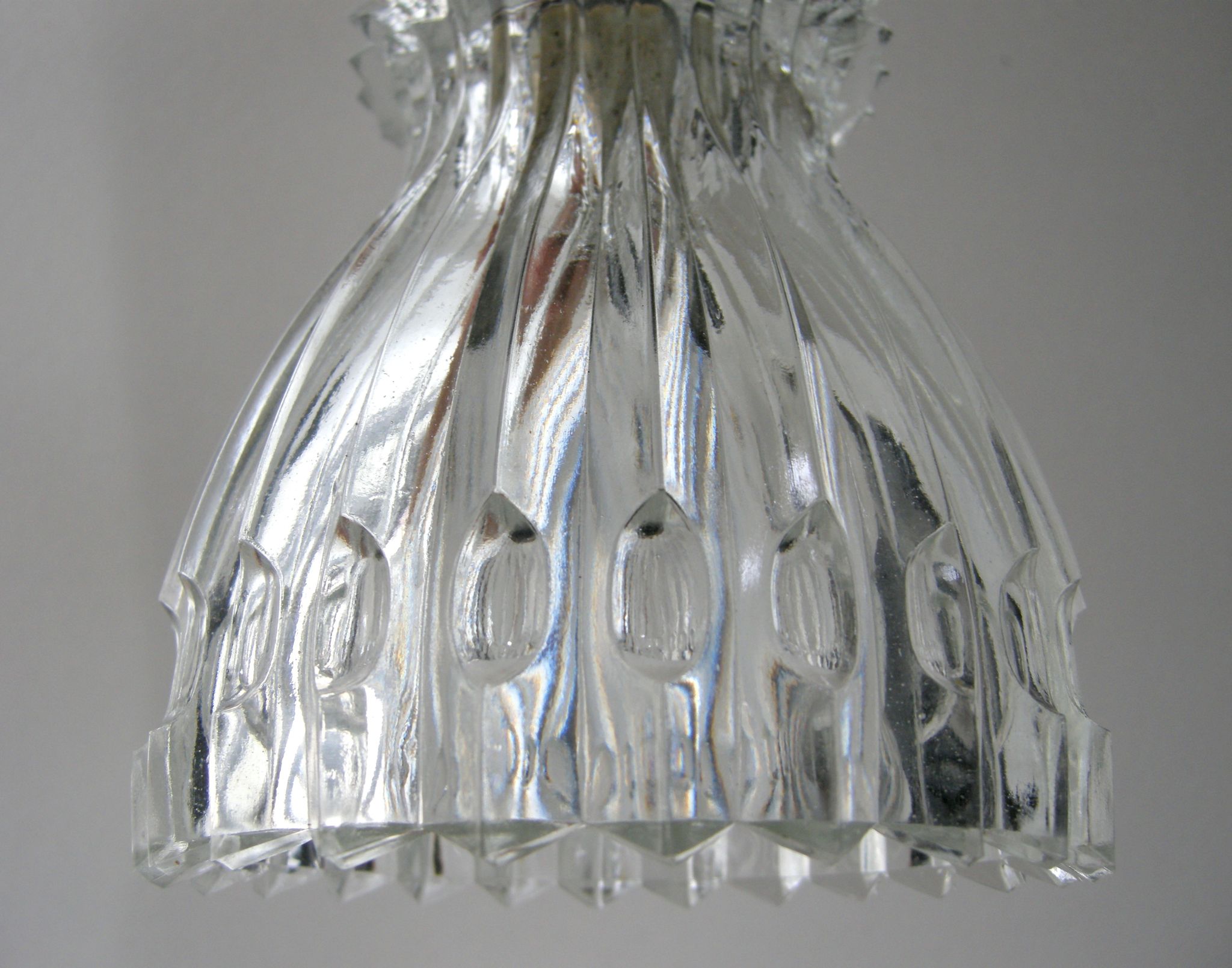 Vintage pendant lamp 1960 glass