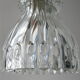 Suspension vintage 1960 verre