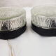 Pair of mapelec textured glass wall lights, 1970