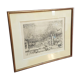 Gravure d’une place de marché