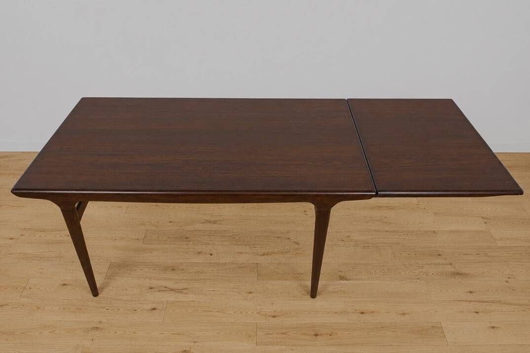 Mid-Century Teak Extending Dining Table Designed by Johannes Andersen for Uldum Møbelfabrik, Denmark, 1960s