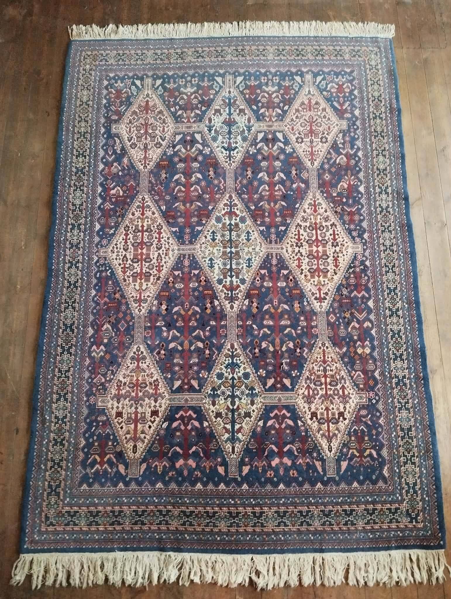 Handmade Abadeh Persian carpet