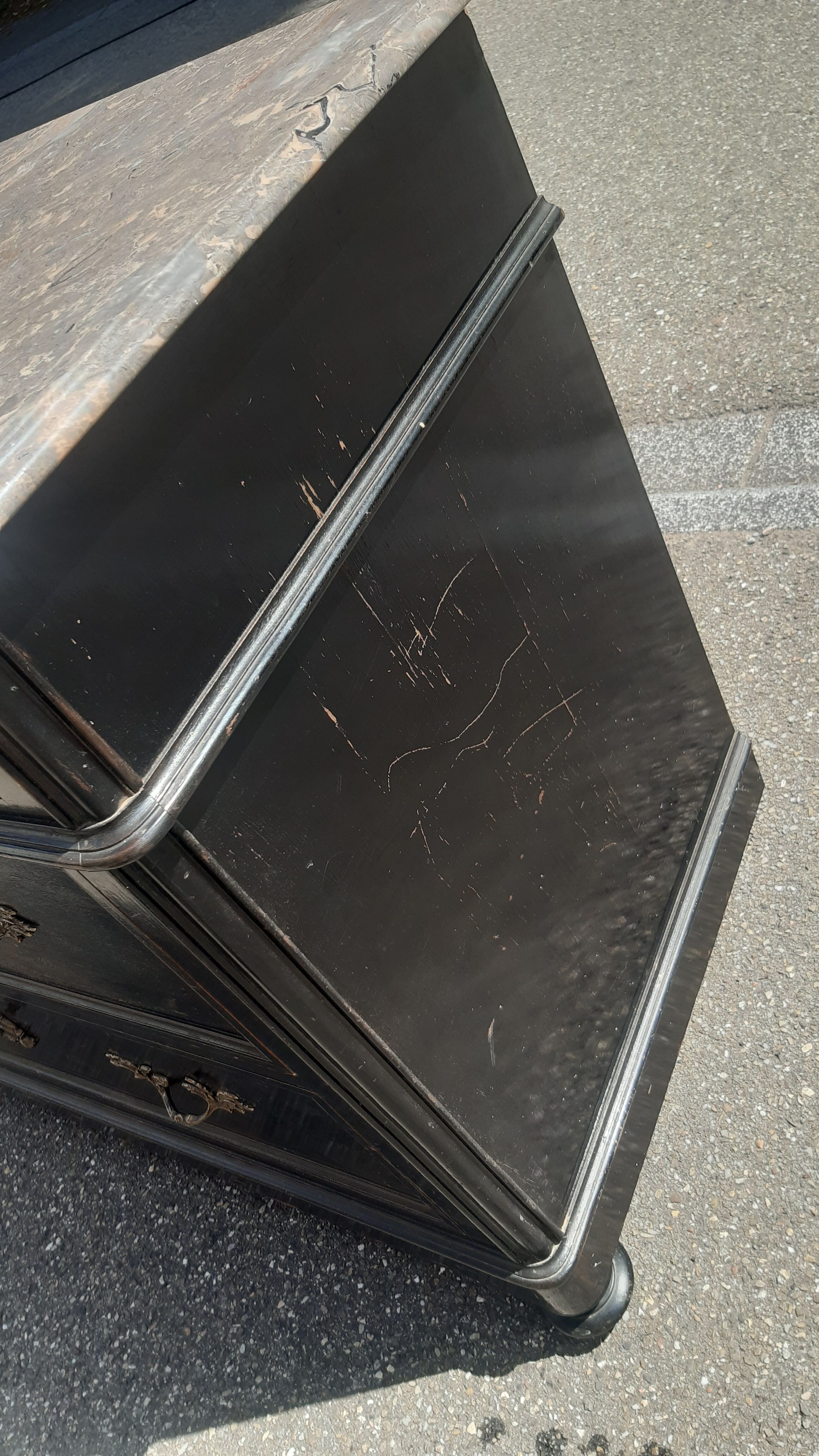 Commode marbre début XXème