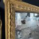 Paire De Miroirs Du Début Du XIXe En Bois Doré De Style Louis XVI