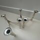 Candle Holder in Silver Metal