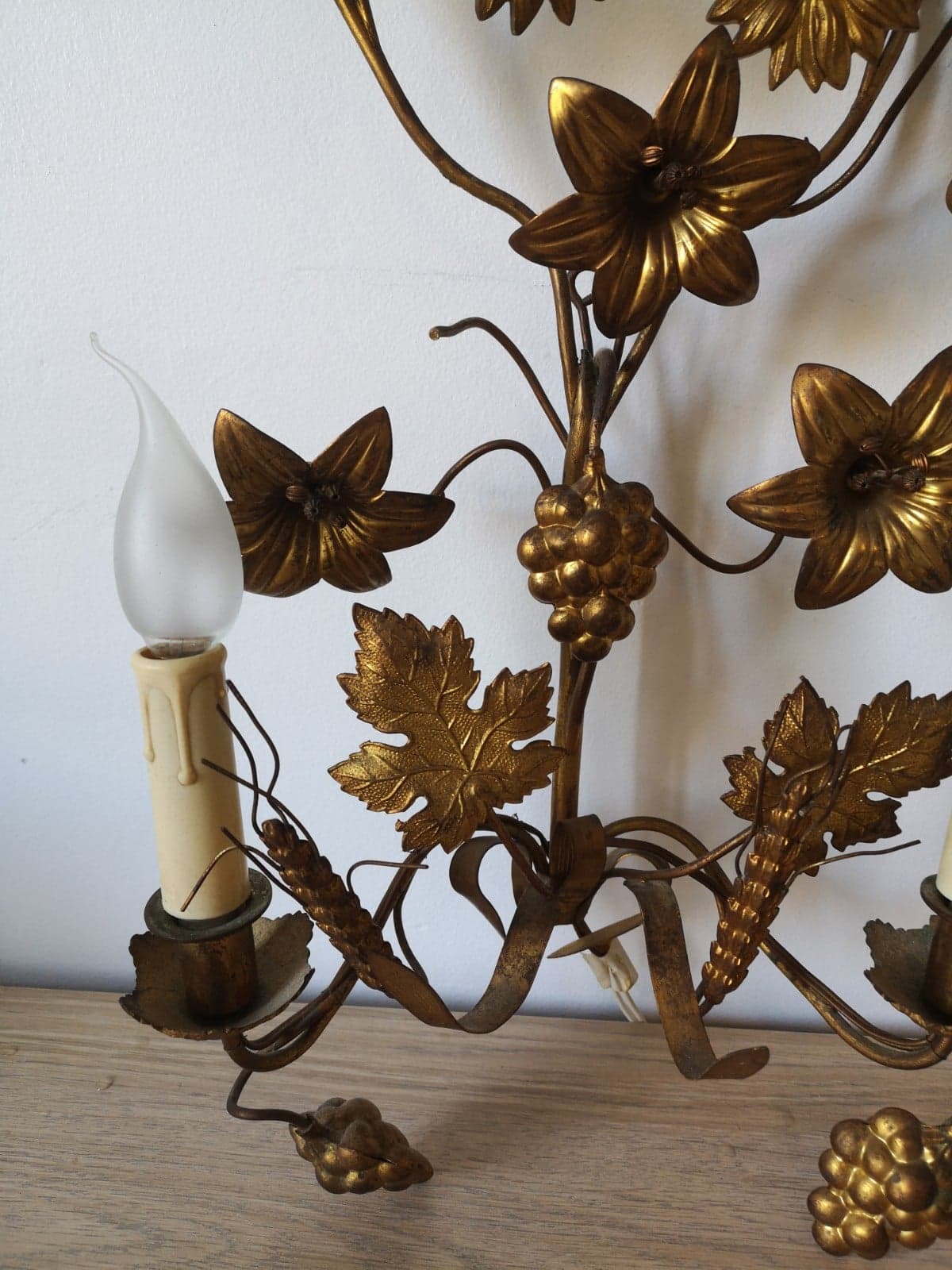 Sconce in brass from the 1950s