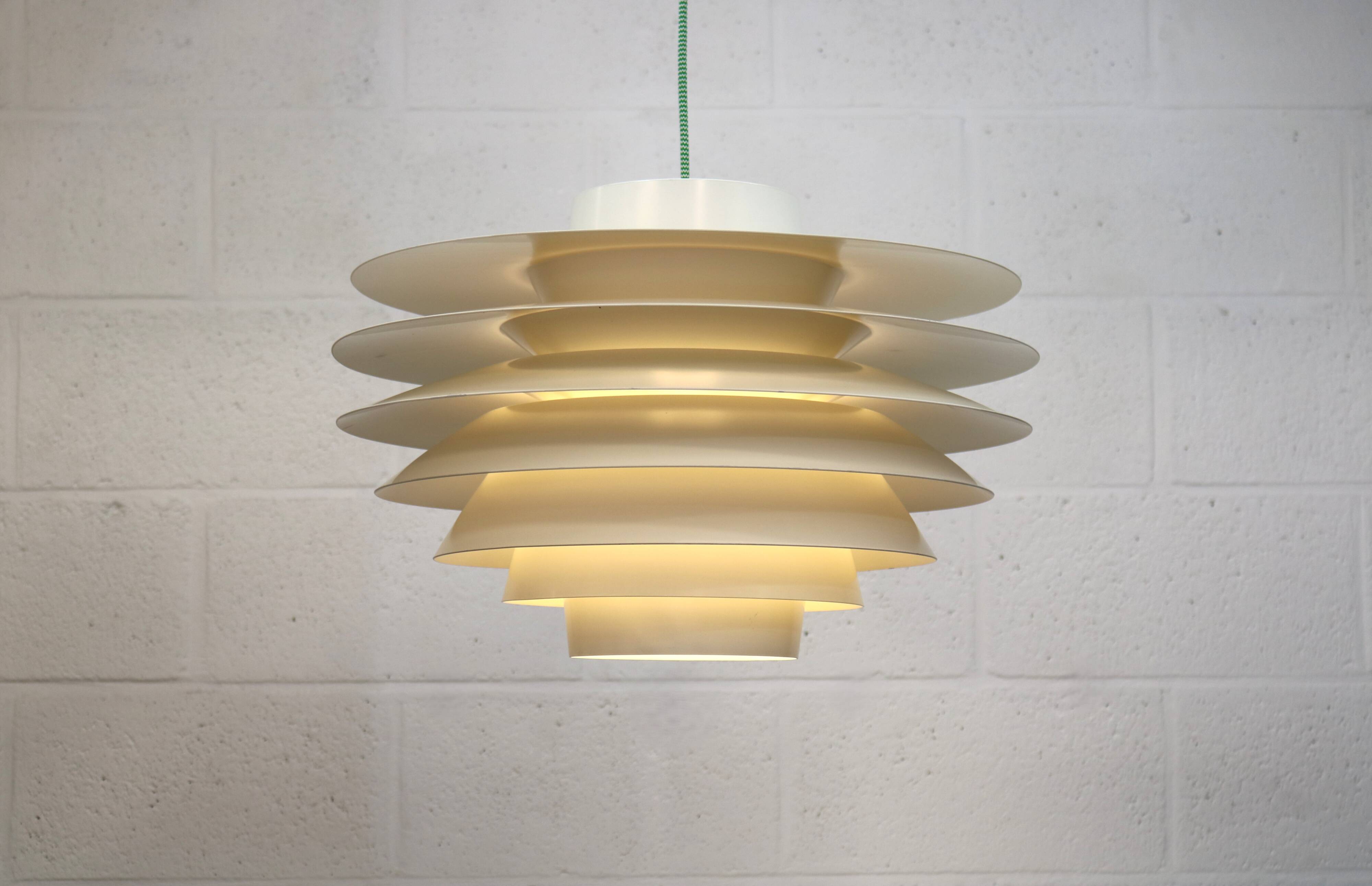 XL Verona Pendant Lamp by Svend Middelboe for Nordisk Solar - 1980s Scandinavian
