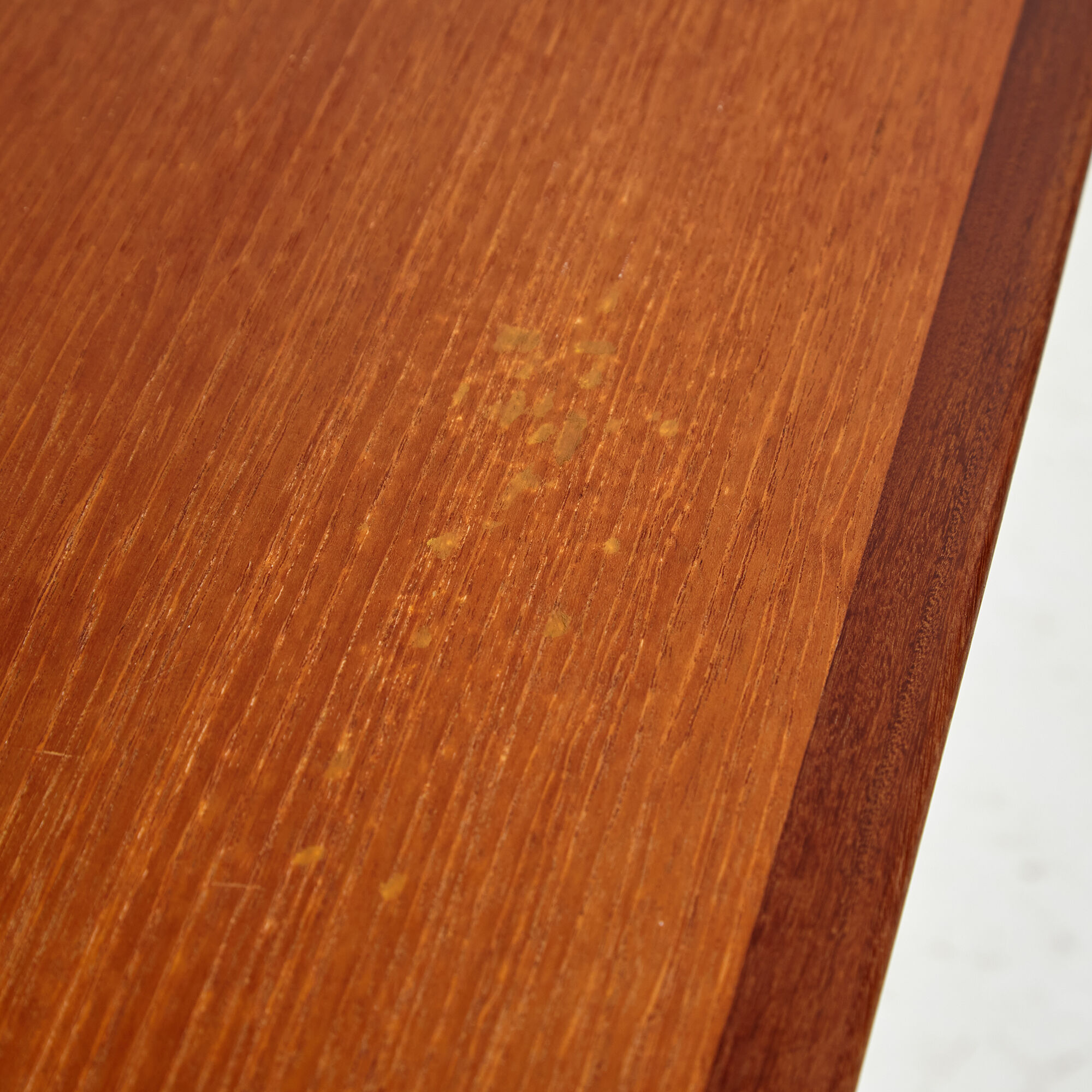 Restored teak dining table